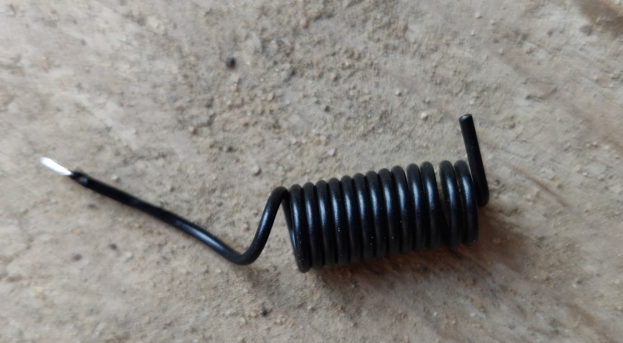 Die ausgelötete Antenne